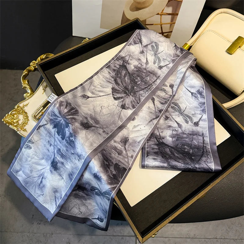 Dünner Seidenschal für Frauen – Multifunktionales Halstuch-Yabubest - Home & More