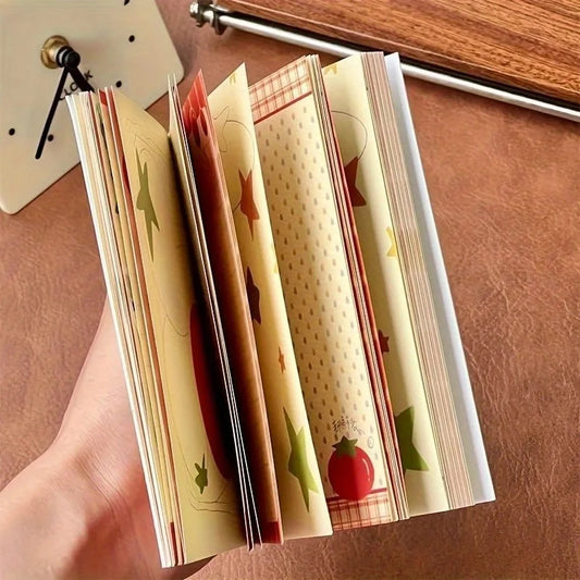 Notizbuch mit Tomatenmotiv, 64 bunte Seiten für DIY, Tagebuch - Scrapbooking
