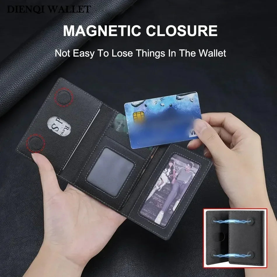 Unisex Magnetischer PU Leder Kartenhalter – MagSafe kompatibel für Handy