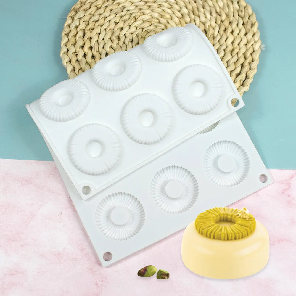 Ovale Silikon Mousse Kuchenform für hausgemachte Desserts