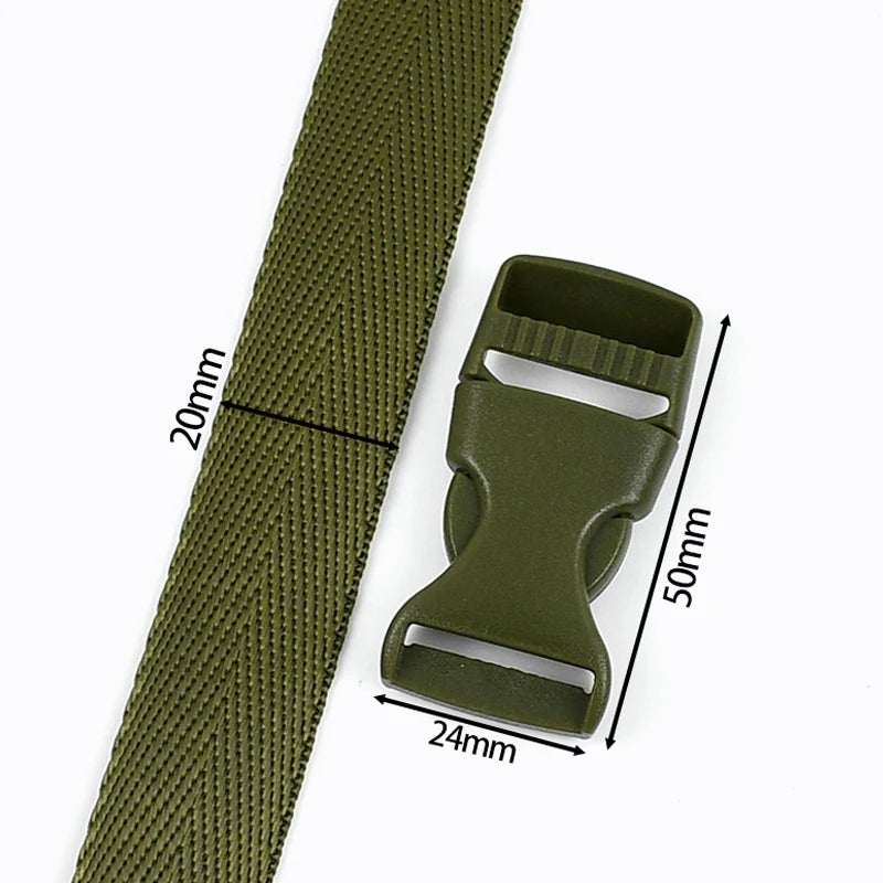 Robuste Kunststoff Schnallen Set für Rucksack, Gurte und DIY Projekte