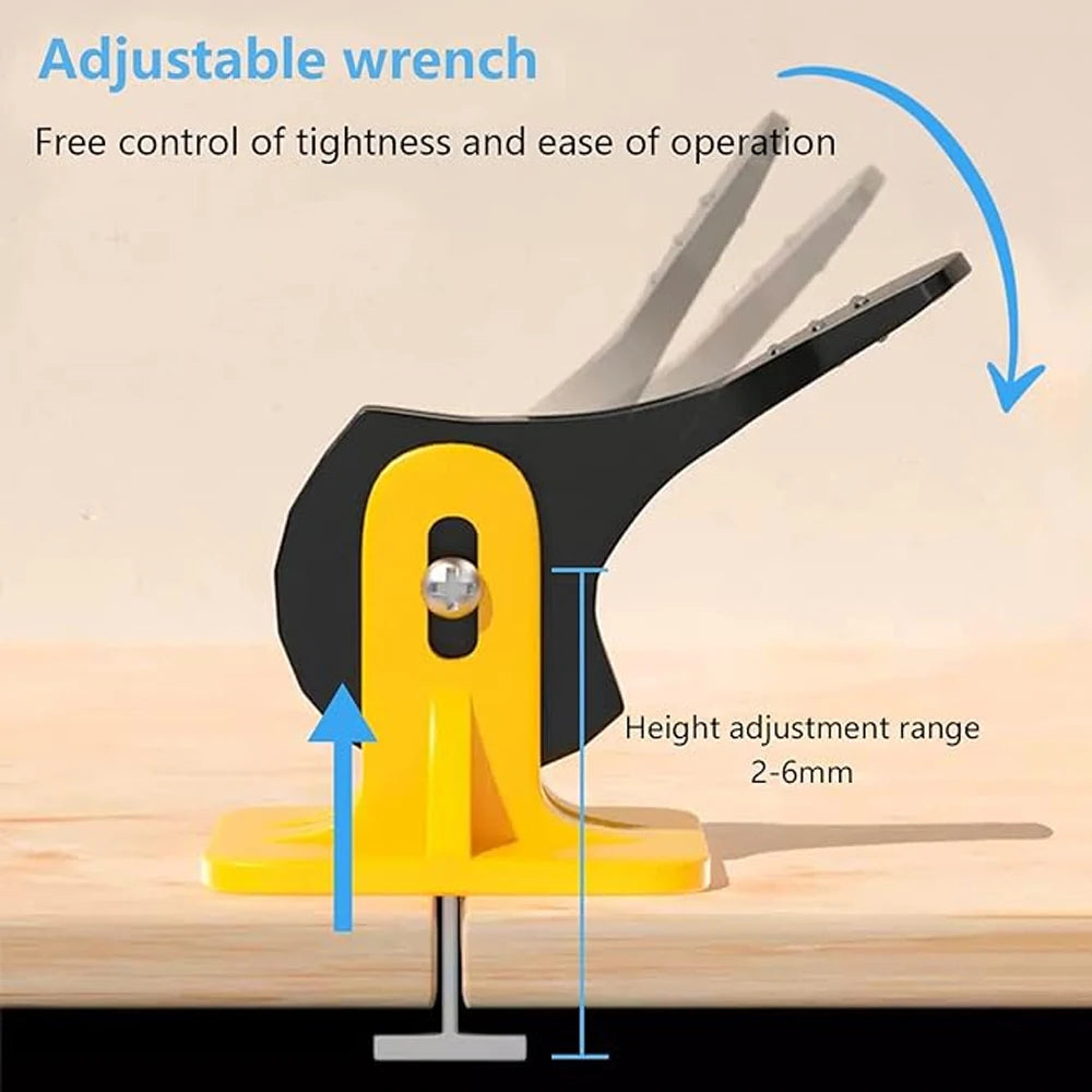 Fliesen Nivelliersystem Clips für präzise Verlegung von Boden und Wandfliesen