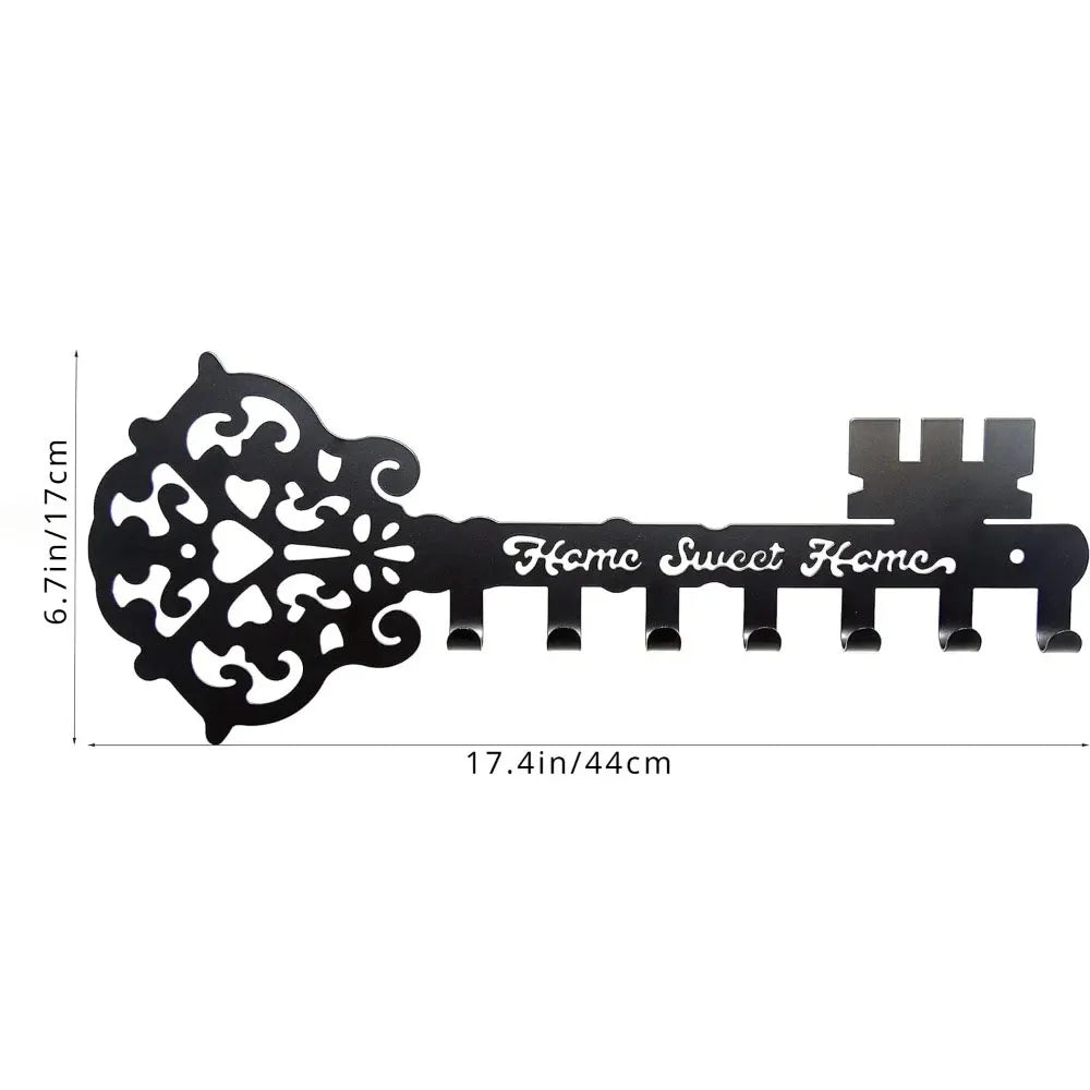 Stilvoller Schlüsselhalter Wandmontage Metall Selbstklebend Organizer