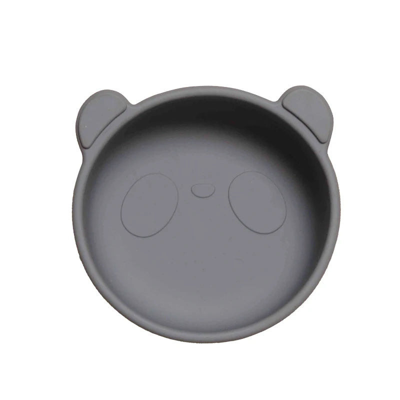 Baby Silikon Saugnapf Schüssel BPA-frei rutschfest für Kleinkinder