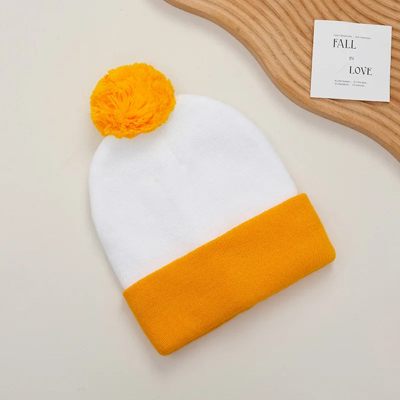 Unisex Strickmütze und Handschuhe Set für Winter und Cosplay