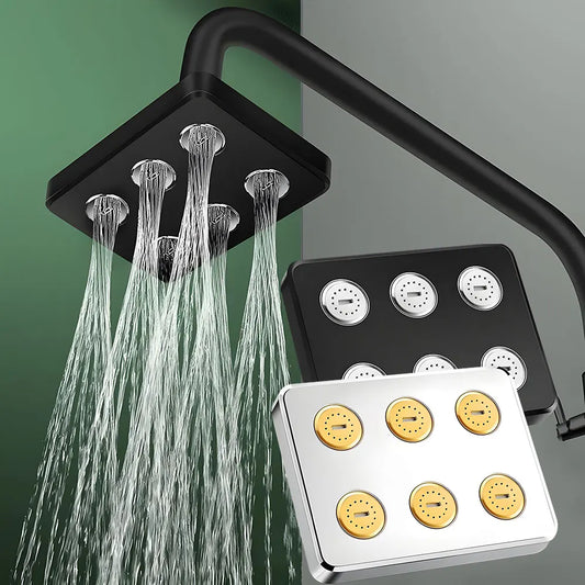 360° Drehbarer Mini-Surround-Duschkopf – Wassersparend - modernes Chrom-Design