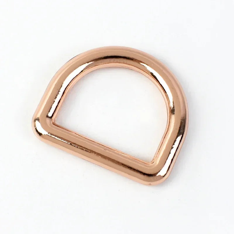 Metall D Ring Schnallen für Taschen und Haustierkragen 5 bis 38 mm