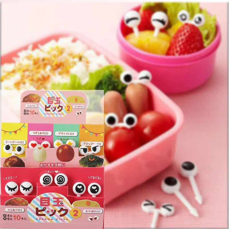 Mini Spieße Obst Picks Cartoon Bento Box Gabeln 10 30 50 Stück