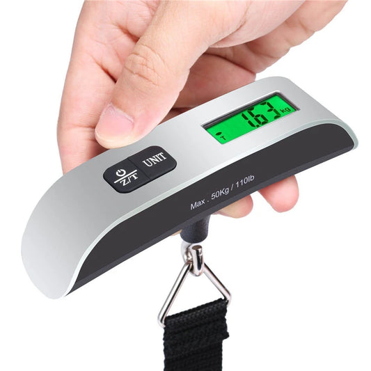 Digitale Taschenwaage mit LCD-Display für Reisegepäck bis 50 kg