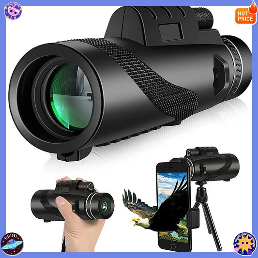 Hochleistungs Monokular Teleskop 80x100 für Outdoor und Sternenbeobachtung-Yabubest - Home & More