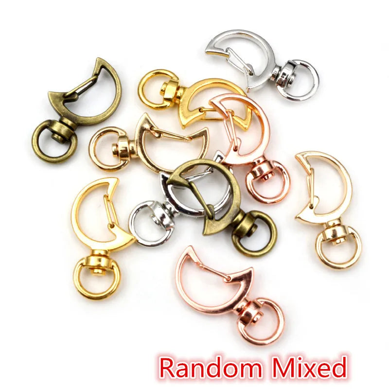 Herz Karabinerhaken Set für Schlüsselanhänger und DIY Projekte