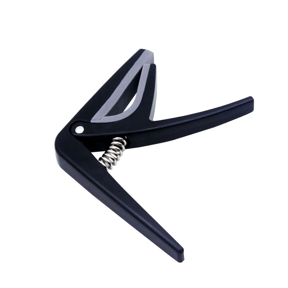 Schwarzer Ukulele Capo für schnelles Stimmen und perfekte Tonhöhe