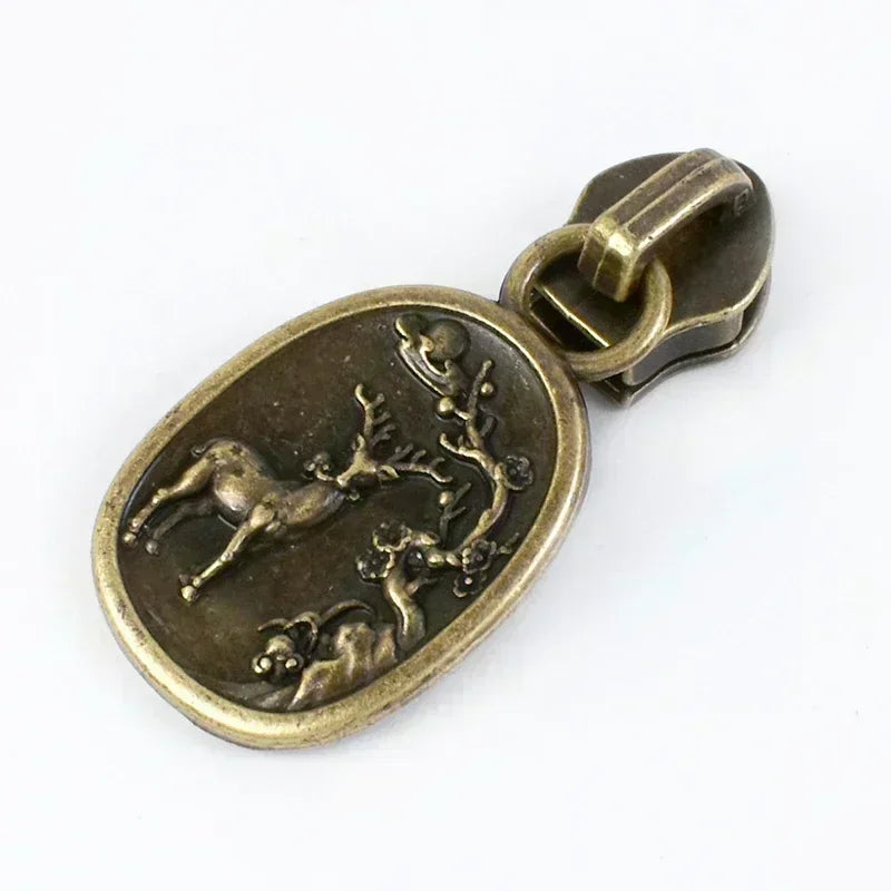 Bronze Reißverschlussschieber für Nylonreißverschlüsse, 5-20 Stück-Yabubest - Home & More