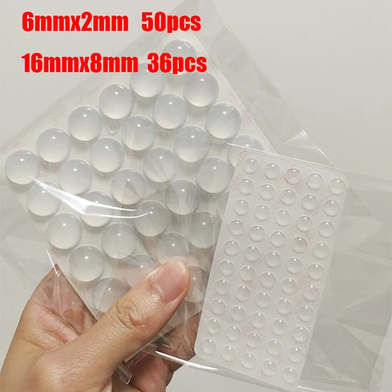 Selbstklebende rutschfeste Stoßstangen aus transparentem Silikon Puffer