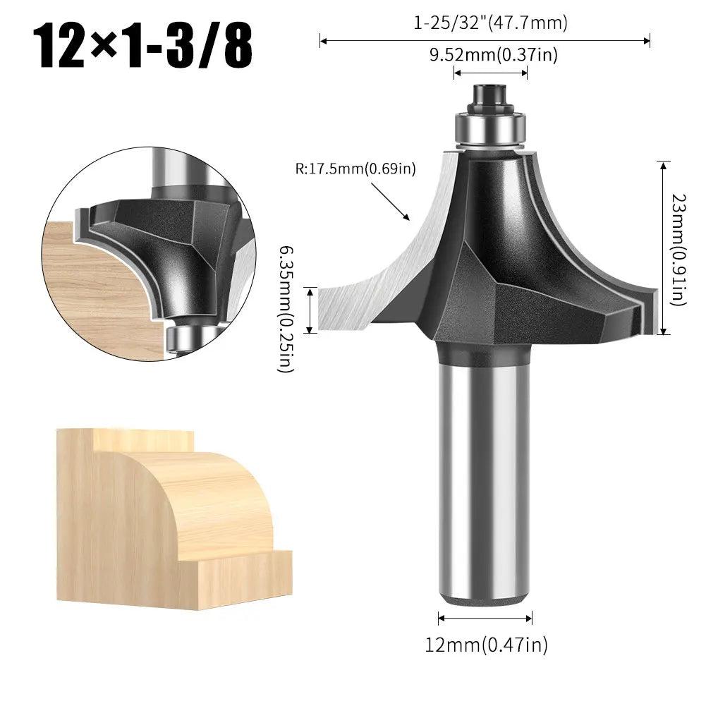 6/12mm Schaft Nut Schneiden Linie Router Bit für Holzbearbeitung
