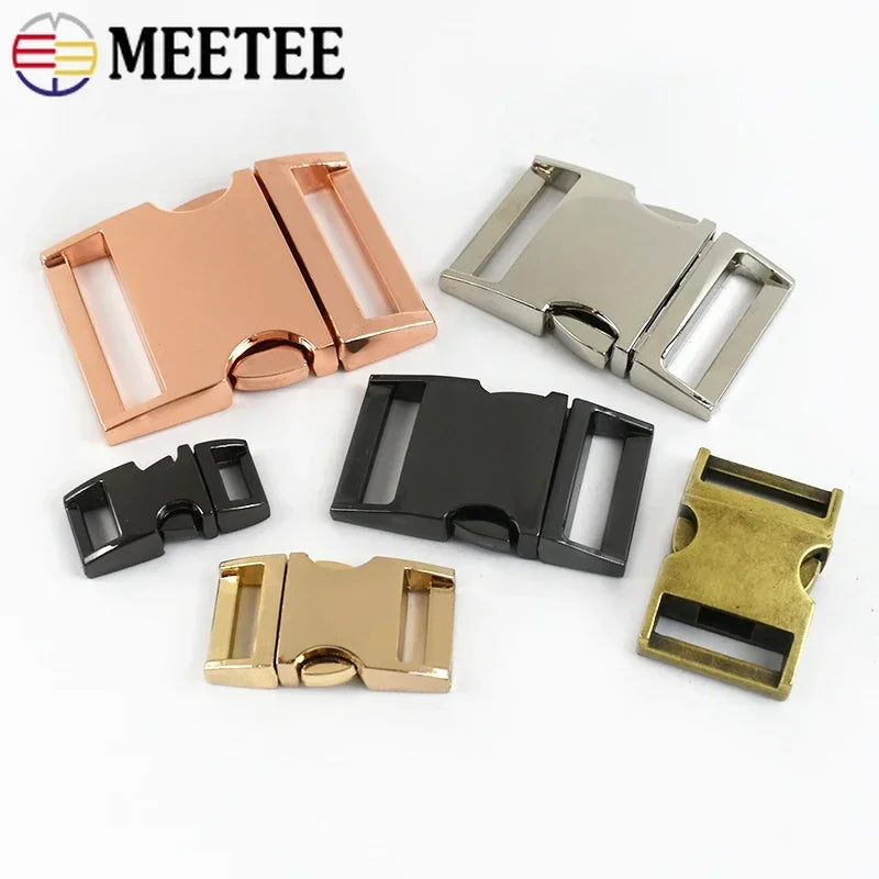 Metall Schnellverschluss Schnallen 10-38mm Rucksack Gurtband DIY 2 Stk.