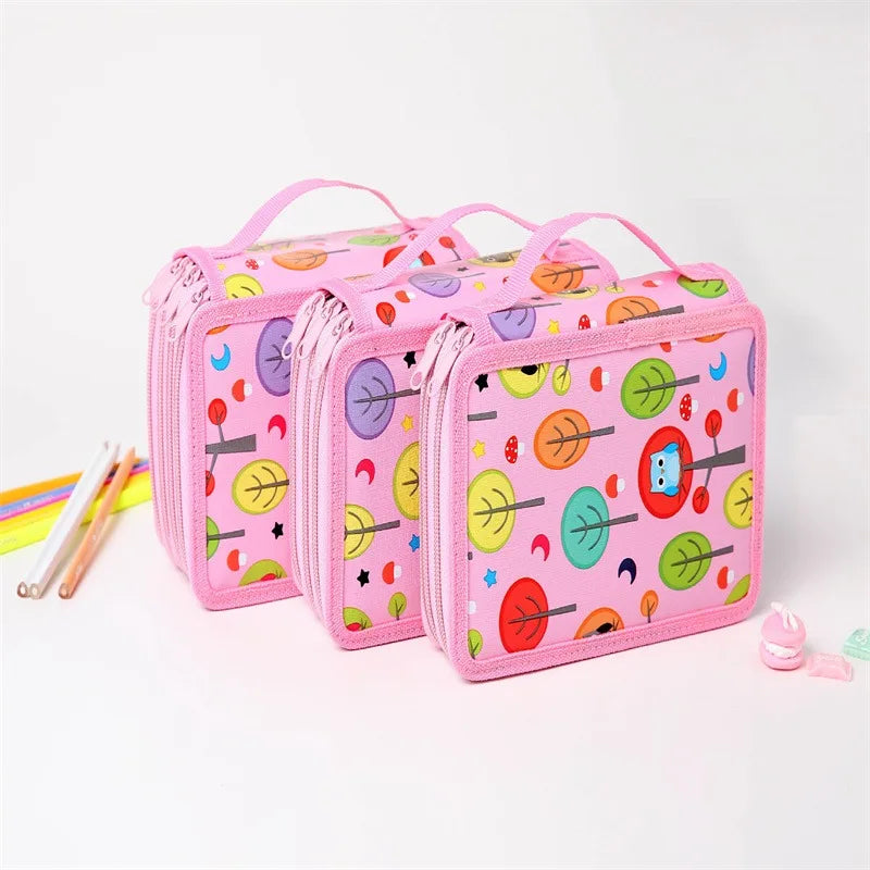 Große Bleistift Tasche Organizer mit 32 52 oder 72 Fächern für Künstler