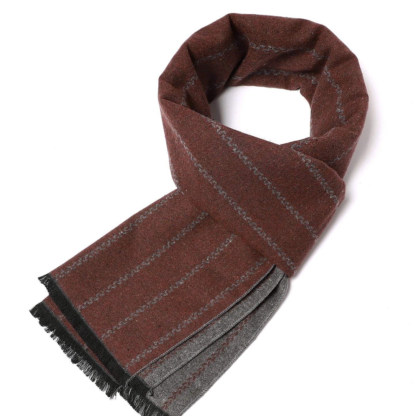 Eleganter Herren Schal für Herbst und Winter Polyester