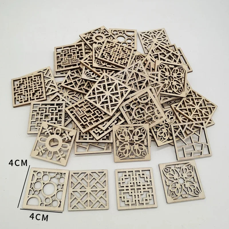 20 Stück Holzscheiben 4 cm – Natürliche Rohlinge für kreative DIY-Projekte
