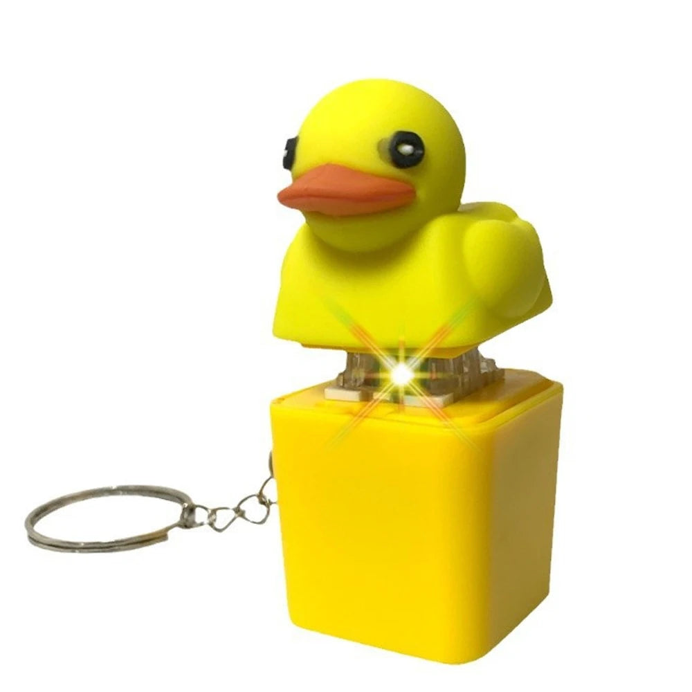 Enten Quack Sound Schlüsselanhänger Spielzeug zum Stressabbau & Deko