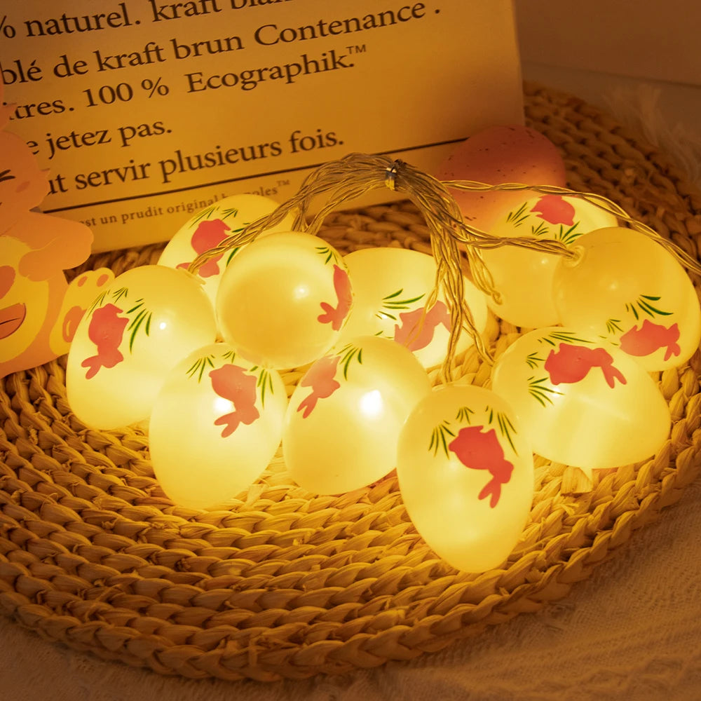 60 cm Osterdekoration Birke LED Licht Hängende Ostereier für Tisch-Yabubest - Home & More