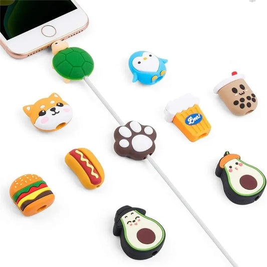 Cartoon USB Ladekabel Schutz für Handy Datenleitung - Kabelbruch
