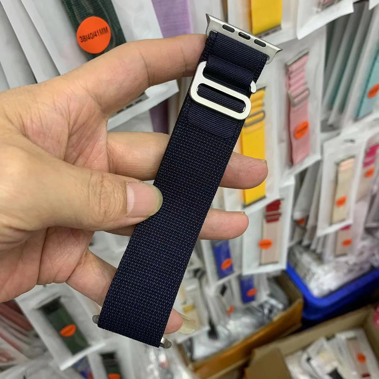 Vielseitiges Nylon Armband für Apple Watch Ultra und Series Modelle