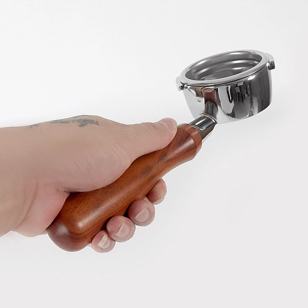 Ergonomischer Holz Siebträgergriff M10 für Espresso Kaffeemaschinen