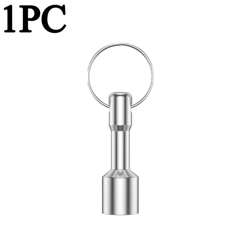 Magnetischer Taschen Schlüsselanhänger mit Eisenring für Büro und Reisen