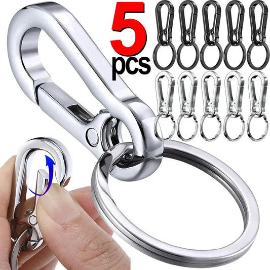 Metall Karabiner Schlüsselanhänger mit Kürbis Form 1-5 Stück Set