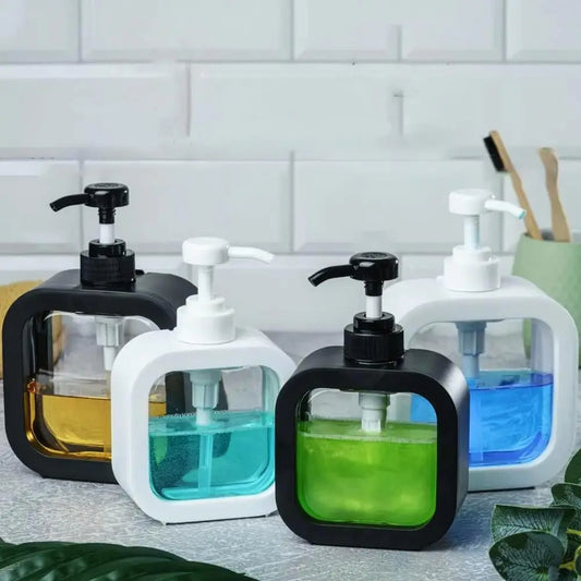 Bad Seifenspender nachfüllbar – 300ml/500ml für Shampoo Lotion Reise