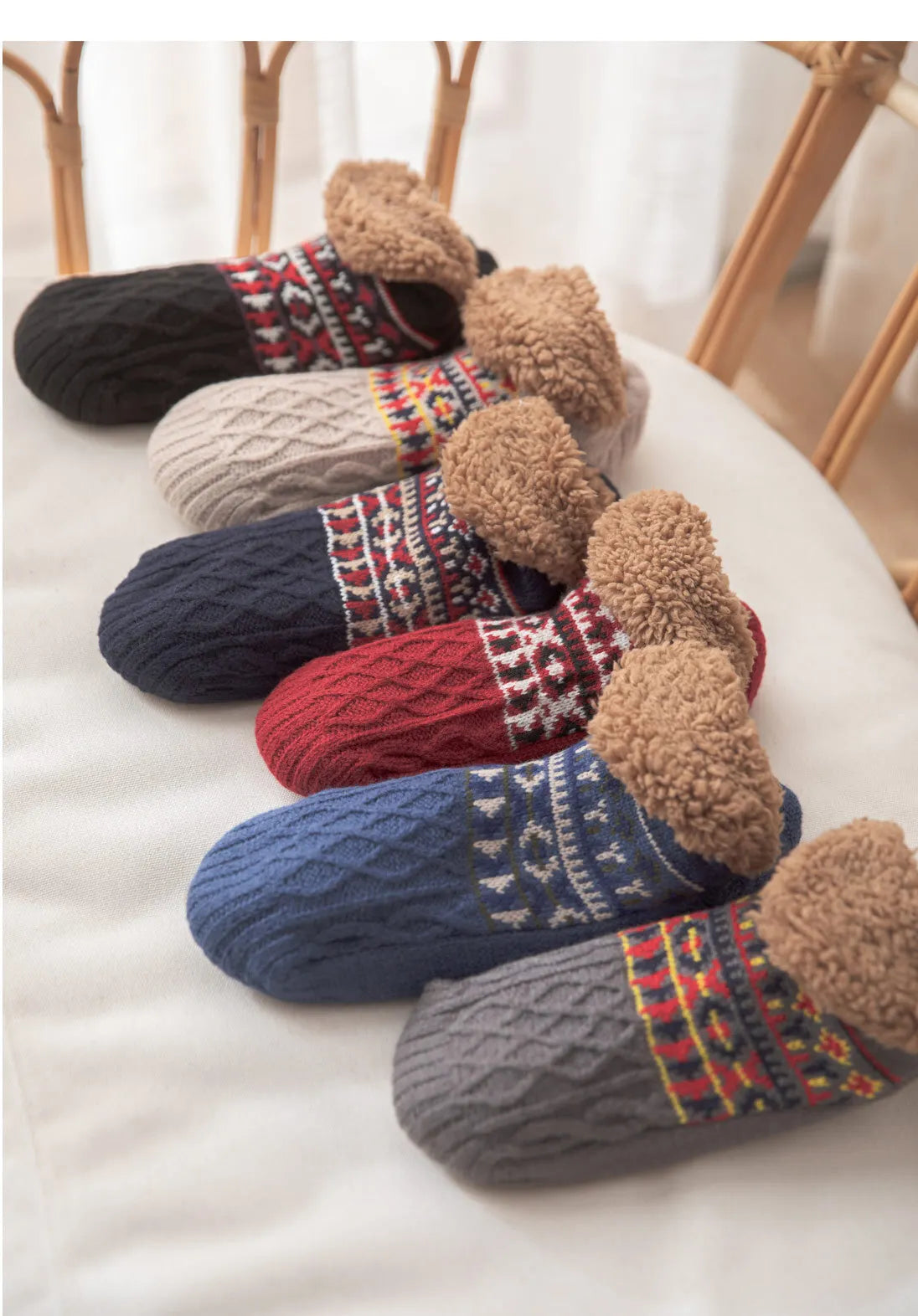 Super warme rutschfeste Bodensocken für Damen und Herren