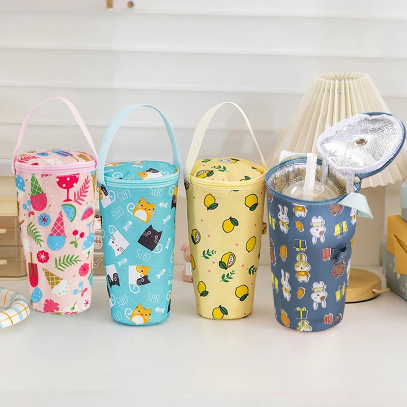 Umweltfreundliche isolierte Tragetasche für Milchtee und Tassen