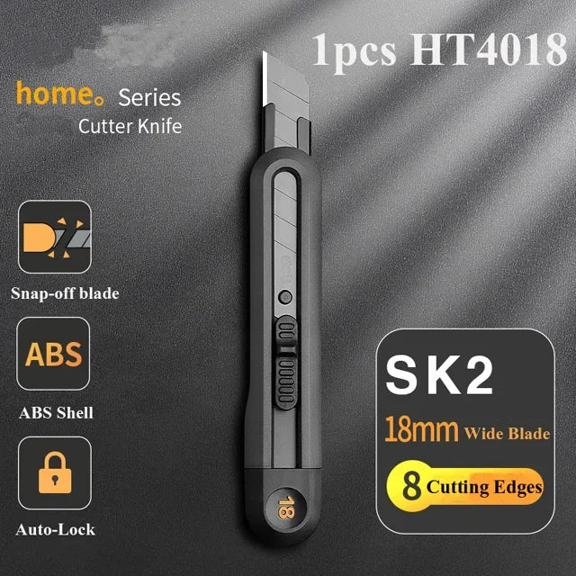 Snap-off Allzweckmesser mit einziehbaren Klingen in 9 mm und 18 mm