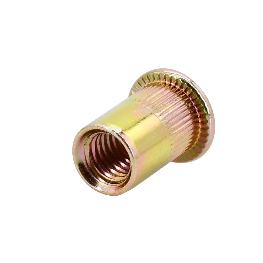 Flache Nietmutter aus Kohlenstoffstahl und Edelstahl in vielfältigen Größen