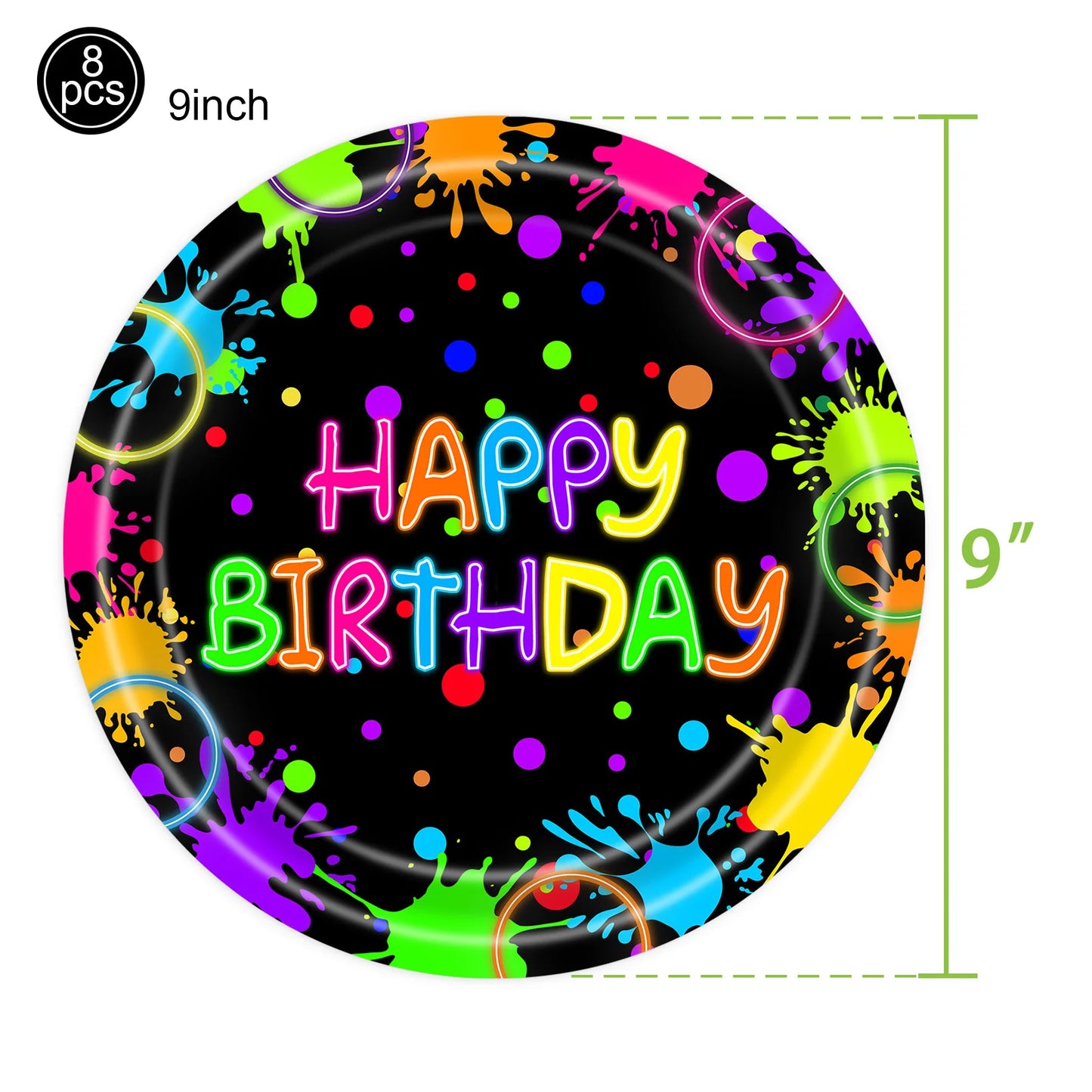 Neon Party Hüte für Erwachsene Leuchten unter UV Licht Effekt