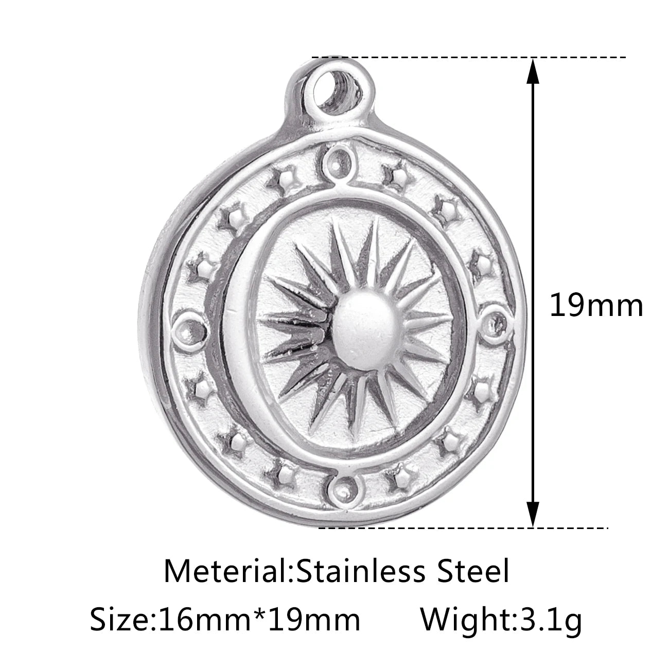 Edelstahl Charms Anhänger Set für DIY Schmuckgestaltung
