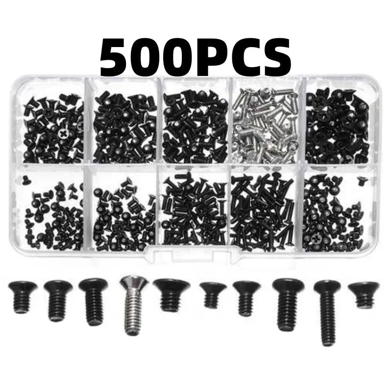 500-teiliges Schraubenset für Laptop und Notebook Hardware