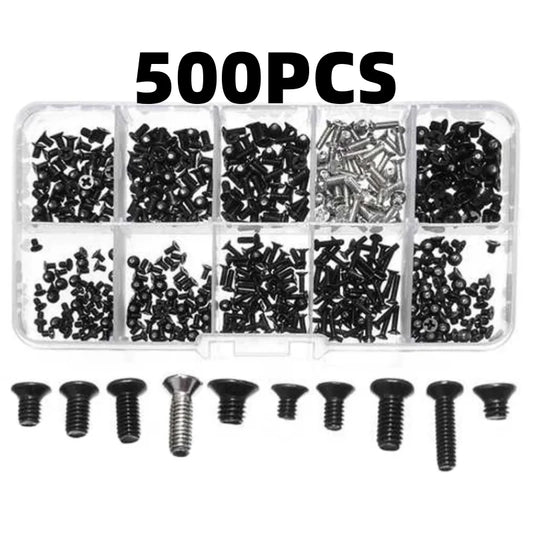 500-teiliges Schraubenset für Laptop und Notebook Hardware