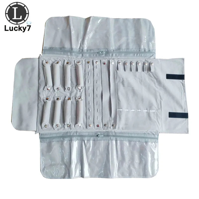 Samt Schmuckrolle Reise Organizer – Sicherer Schutz für Ringe & Ketten