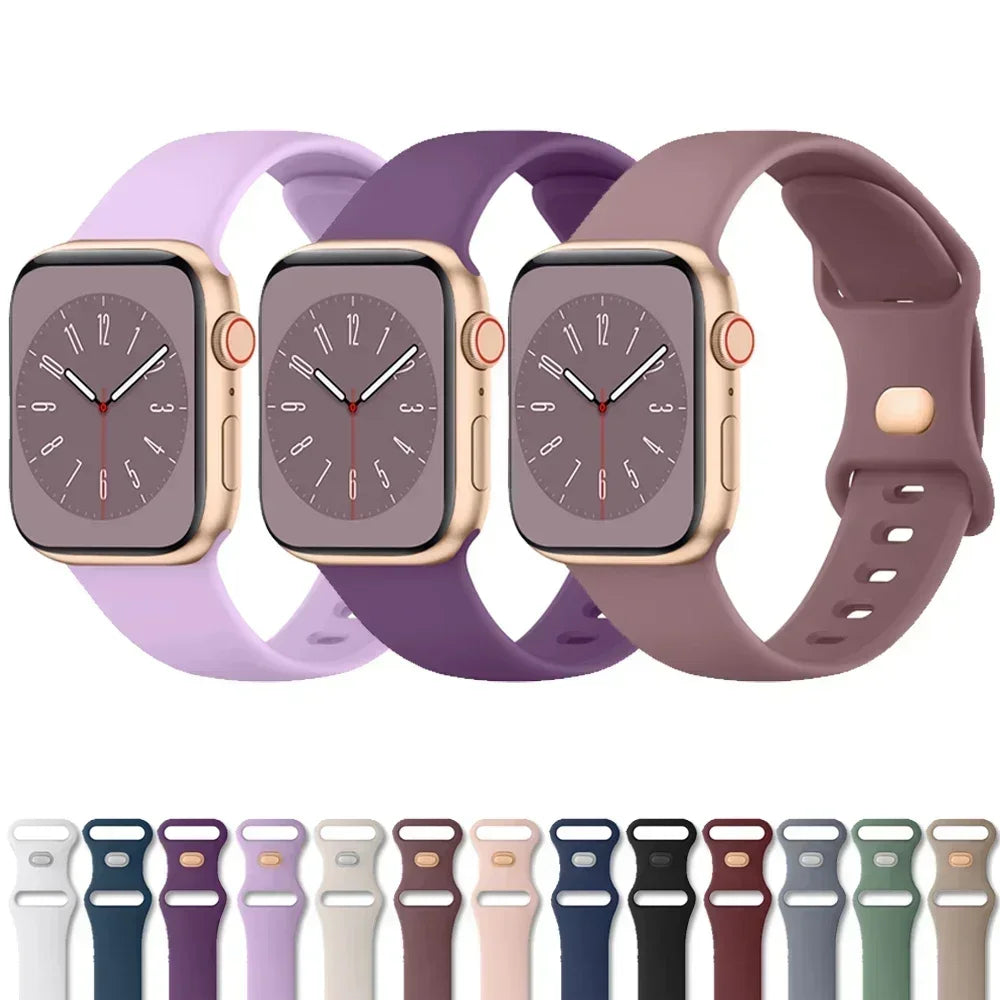 Weiches Silikonarmband für Smartwatches mit vielseitiger Größenkompatibilität