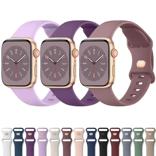 Weiches Silikonarmband für Smartwatches mit vielseitiger Größenkompatibilität