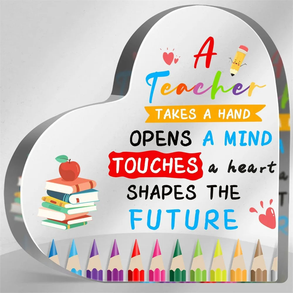 Dankesgeschenk Lehrerin Acryl-Briefkopf Papier Geschenk für Krankenschwestern