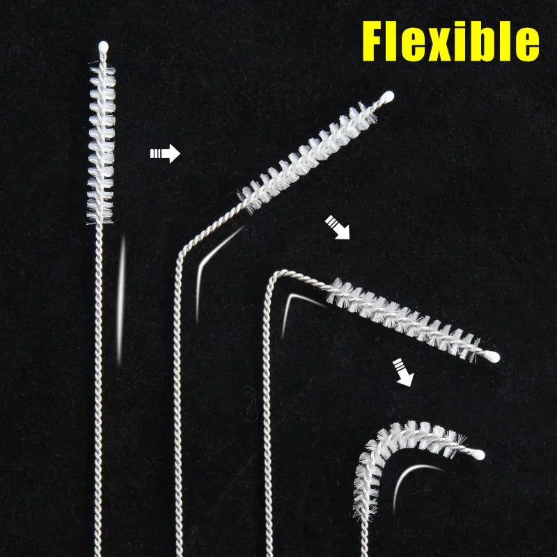 Trinkhalm Reinigungsbürsten Set Nylon Edelstahl für Babytassenflaschen-Yabubest - Home & More