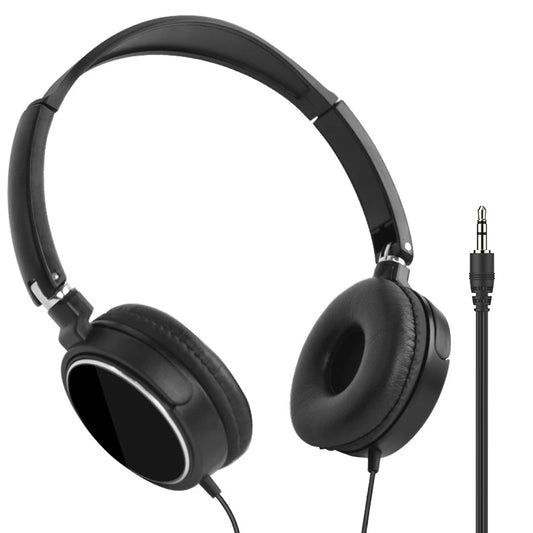 Faltbare 3,5mm Kabel Kopfhörer Stereo Bass für PC Smartphone Tablet