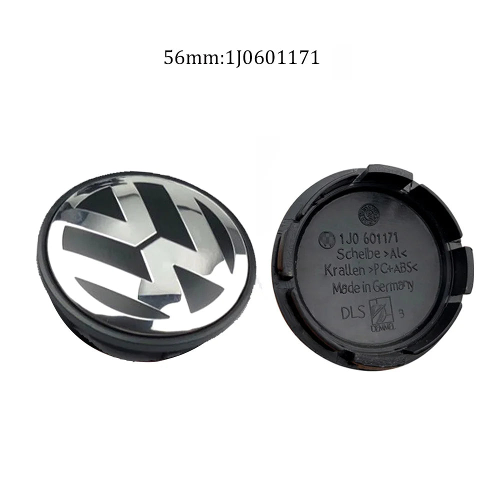 4er Radnabenkappen Set 55 56 60 63 65 70 mm ABS Aluminium