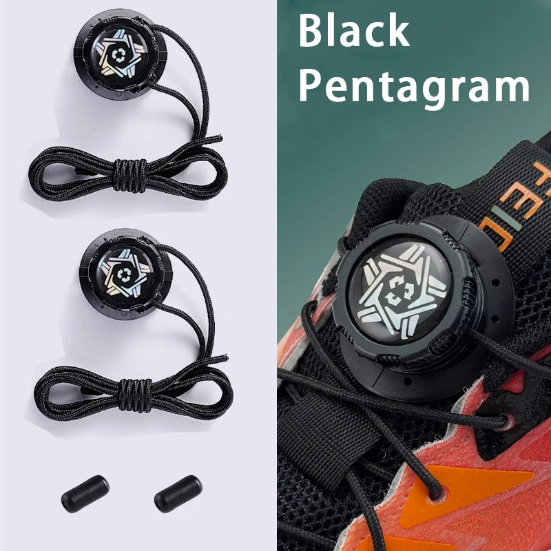 Automatische Schnürsenkel mit Drehverschluss für schnelles Anziehen