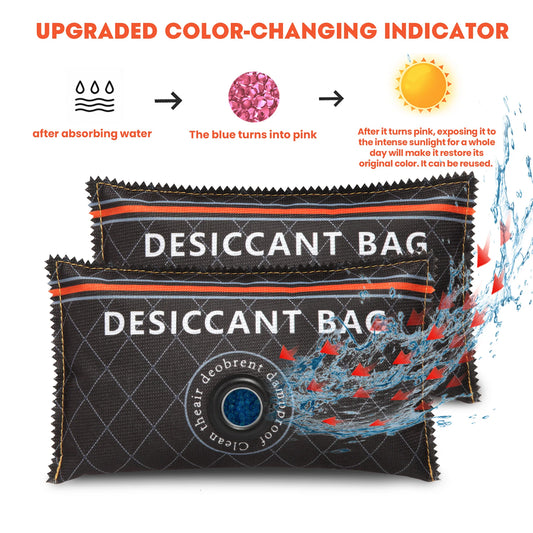 Wiederverwendbarer Auto-Luftentfeuchter Feuchtigkeitsabsorber Silikagel Beutel