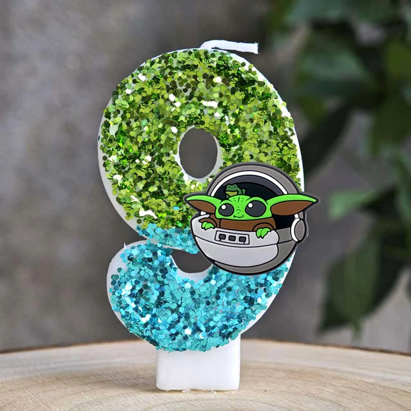 Thematische Geburtstagskerzen Zahlen für Partydekoration und Geschenke