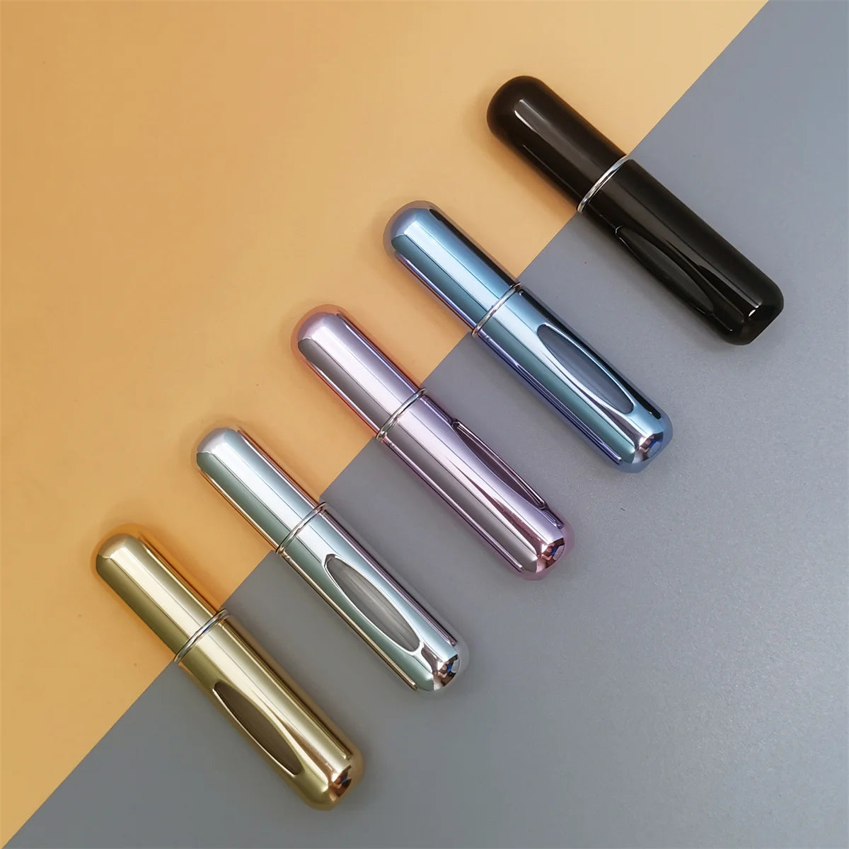 Nachfüllbare Mini Parfüm Flasche Reise Zerstäuber 5ml 1-5 Stück Set